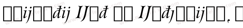 Chianti Ext BT Extension字体转换